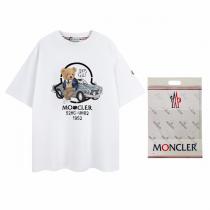 春夏コレクション MONCLER 偽物 Tシャツ 柄 プリント モンクレール 半袖 色落ちしない 夏に欠けない一品