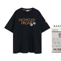 2026年超人気の品質 モンクレール コピー Tシャツ MONCLER 柄プリント 色落ちしない 綿 2色