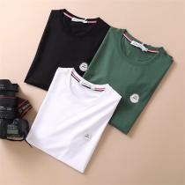 2026年の人気が急上昇 モンクレール スーパーコピー Tシャツ モダール生地 ロゴ貼り付け ラインストーン 
