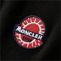 春夏のコレクション MONCLER コピー ポロシャツ ボタン ロゴ貼り付け 刺繡 モンクレール 綿素材