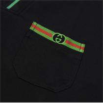 さらっと着れる GUCC1 コピー ポロシャツ 刺繡 GG ロゴ 柄 ポケット 大人しく 高品質素材 