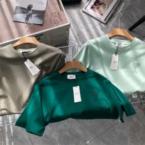 大人気定番デザイン AMI PARIS スーパー コピー Tシャツ 刺繡 マカロンカラー ハート♥ミニマル風 アミ パリス