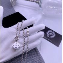 CHROME HEARTS コピー ネックレス サイコロ クロムハーツ ヒップホップ系ファッション 白铜  銀メッキ