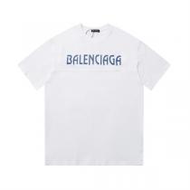 【期間限定】BALENCIAGA コピー Tシャツ カットソー ロゴプリント貼り付け 不規則 ゆったり感 バレンシアガ