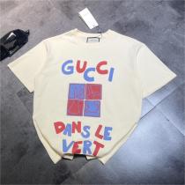 春夏コレクション GUCC1 スーパーコピー Tシャツ ウサギ プリント 半袖 ゆったり 男女兼用