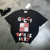 春夏コレクション GUCC1 スーパーコピー Tシャツ ウサギ プリント 半袖 ゆったり 男女兼用
