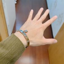 GUCC1 コピー ブレスレット Anger Forestシリーズ ダブルＧ ロック シルバー レトロ処理