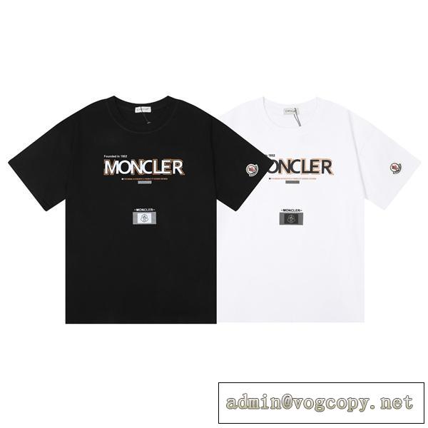 お得限定セール MONCLER スーパーコピー Ｔシャツ モンクレール 半袖 コットン100% 男女兼用     