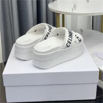 トレンド感を出す セリーヌ コピー サンダル CELINE メッシュ ジャカード テキスタイル スライド