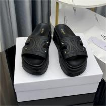 上品なアイテム★CELINE コピー サンダル セリーヌ 夏 レディース ファッション 厚底 ロゴ
