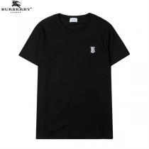 今年大好評 バーバリー スーパーコピー Tシャツ オデル生地 BURBERRY ロゴ刺繡 シンプル 半袖 