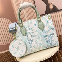 【M59856】ルイヴィトン コピー ハンドバッグ OnTheGo サンライズ モノグラム パステル キャンバス 2WAY LOUIS VUITTON