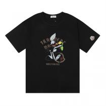 とても良い抜け感を演出 MONCLER コピー Ｔシャツ モンクレール 綿生地 プリント バッグス・バニー