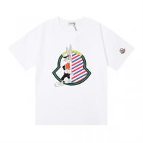 大人っぽい雰囲気が感じ モンクレール コピー Ｔシャツ MONCLER 100%綿生地 ダブルガーゼ バッグス・バニー