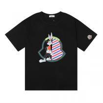 大人っぽい雰囲気が感じ モンクレール コピー Ｔシャツ MONCLER 100%綿生地 ダブルガーゼ バッグス・バニー