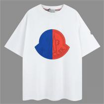 実用性にも優れた春夏新作 モンクレール スーパーコピー Ｔシャツ MONCLER Ｔシャツ 青と赤 色落ちしない 
