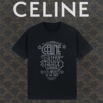 非常に優れた新作 セリーヌ スーパーコピー Tシャツ CELINE ロゴ 2色 100%コットン   