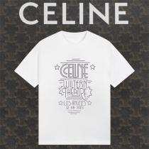 非常に優れた新作 セリーヌ スーパーコピー Tシャツ CELINE ロゴ 2色 100%コットン   