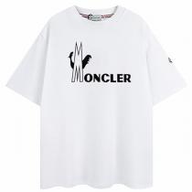 モンクレール スーパーコピー Tシャツ プリント ロゴ 半袖 男女兼用 コットン100% ☆MONCLER