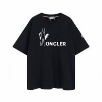 モンクレール スーパーコピー Tシャツ プリント ロゴ 半袖 男女兼用 コットン100% ☆MONCLER