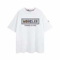 MONCLER スーパーコピー Tシャツ 半袖 100%綿 モンクレール プリント ロゴ 男女兼用 