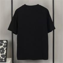 おすすめの春夏コーデ LOEWE スーパーコピー Tシャツ レザー 半袖 ロエベ 偽ポケット ロゴ  