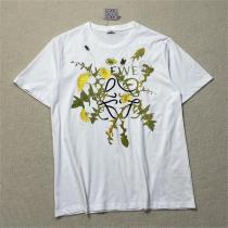 2026年抜け感を演出 LOEWE 偽物 Tシャツ 花柄 刺繡 ロゴ タンポポ ロエベ 植物