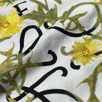 2026年抜け感を演出 LOEWE 偽物 Tシャツ 花柄 刺繡 ロゴ タンポポ ロエベ 植物