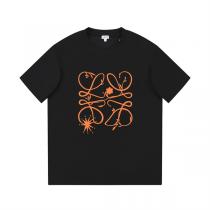 2026ss万能のコーデ LOEWE コピー Tシャツ ロゴ プリント ロエベ オレンジ ミニマル風