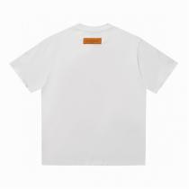 【お得な】ルイヴィトン スーパーコピー Tシャツ 刺繡 ロゴ カラフル LOUIS VUITTON 丸首
