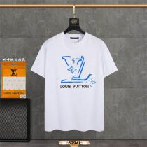 暑い時に大活躍☆☆ルイヴィトン コピー Tシャツ LOUIS VUITTON ロゴ 定番 100%コットン