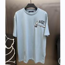 限定感♥LOUIS VUITTON コピー Tシャツ 刺繡 ルイヴィトン カジュアル ハンマー はしご 