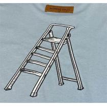 限定感♥LOUIS VUITTON コピー Tシャツ 刺繡 ルイヴィトン カジュアル ハンマー はしご 