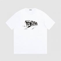 春夏シーズンおすすめ DIOR スーパーコピー Tシャツ ディオール 落書き ロゴ プリント 柄 コットン100% 