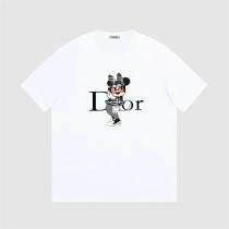 女性らしさ雰囲気を演出 ディオール コピー Tシャツ DIORｘミニーマウス コ...