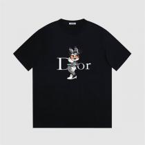 女性らしさ雰囲気を演出 ディオール コピー Tシャツ DIORｘミニーマウス コラボ 半袖 可愛い 