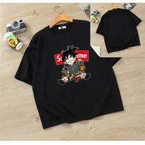 23ssコレクション シュプリーム コピー Tシャツ 純綿生地 Supreme Ｘドラゴンボール コラボ ロゴ