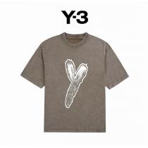 日常のコーデにお勧め ワイ・スリー コピー Tシャツ Yと3 ロゴ プリント Y3 2色 抜け感