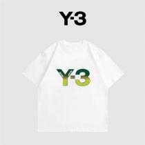 2026年最新のトレンド Y3 ワイ・スリー 偽物 Tシャツ 綿100% ロゴ プリント 100%綿 男女兼用