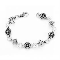 クロムハーツ コピー ブレスレット CHROME HEARTS サイコロ 定番ロゴ CHプラス シルバー