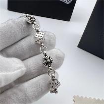 クロムハーツ コピー ブレスレット CHROME HEARTS サイコロ 定番ロゴ CHプラス シルバー