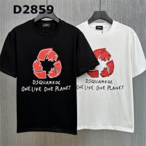DSQUARED2 スーパーコピー Tシャツ ディースクエアード 再生利用 ロゴ リサイクル 