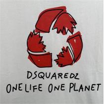 DSQUARED2 スーパーコピー Tシャツ ディースクエアード 再生利用 ロゴ リサイクル 