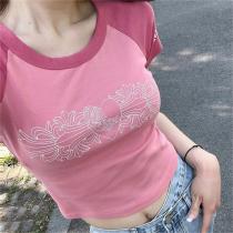 2026夏のコレクション CHROME HEARTS コピー Tシャツ クロムハーツ ハーツ レディース プリント