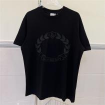 おすすめ人気アイテム バーバリー 偽物 Tシャツ 刺繡 定番ロゴ ムギの穂 コットンダブルガーゼ BURBERRY 