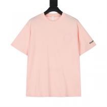 CHROME HEARTS スーパーコピー Tシャツ マカロンカラー 刺繡 ロゴ貼り付け 立体ロゴ 半袖 クロムハーツ