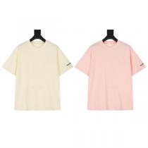 CHROME HEARTS スーパーコピー Tシャツ マカロンカラー 刺繡 ロゴ貼り付け 立体ロゴ 半袖 クロムハーツ