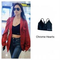 レディース★夏の定番 CHROME HEARTS コピー キャミソール ブラウス クロムハーツ 刺繡 ロゴ 