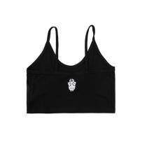 レディース★夏の定番 CHROME HEARTS コピー キャミソール ブラウス クロムハーツ 刺繡 ロゴ 