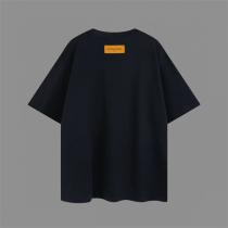ユニセックス新作 ルイヴィトン スーパーコピー Tシャツ ロゴ プリント コットンダブルガーゼ LOUIS VUITTON